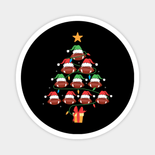 Xmas Tree Decorations Football Christmas Magnet